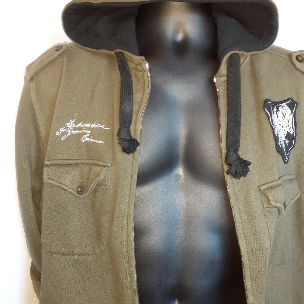 Point Zero Hooded Jacket Green Size Large Gr